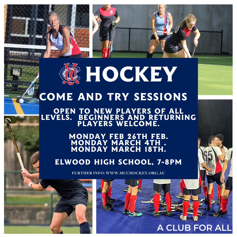 Come and Try Sessions – New players Welcome